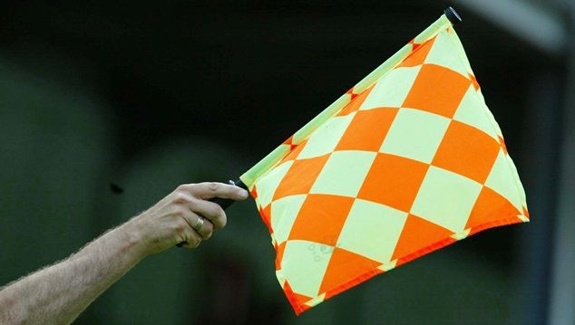 General view of an Offside flag 7/5/2007