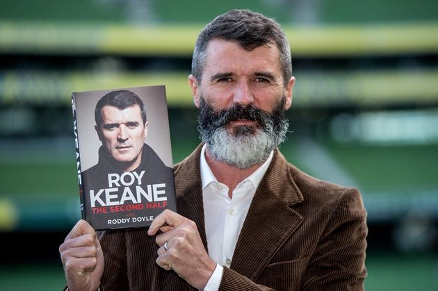 Roy Keane with his new book 'The Second Half' 9/10/2014