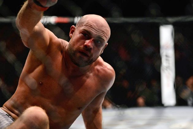 Cathal Pendred after choking out Mike King 19/7/2014