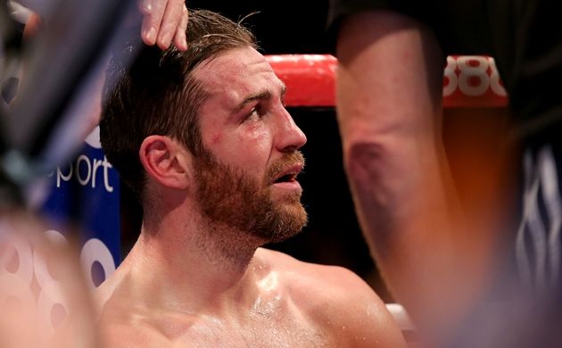 Matthew Macklin dejected in his corner after being knocked out 15/11/2014