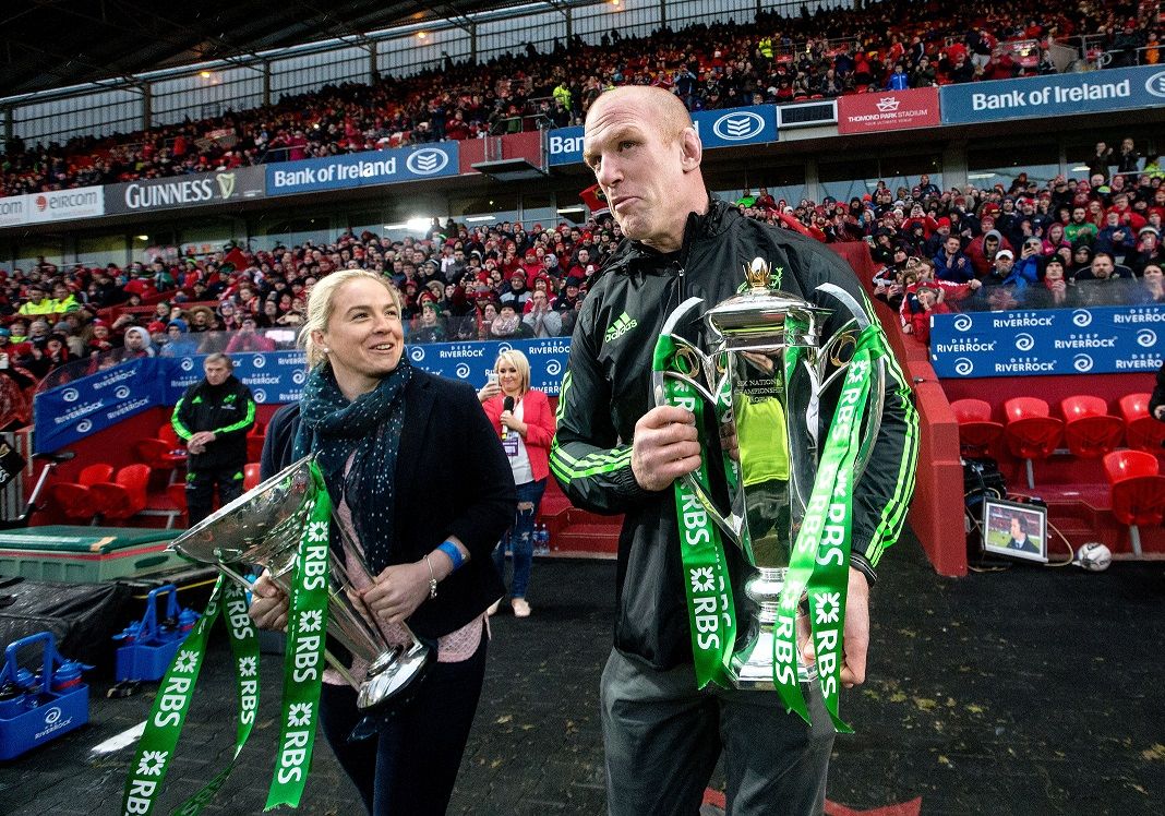 Niamh Briggs and Paul O'Connell 28/3/2015