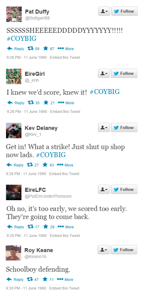 Sheedy goal tweets
