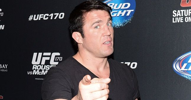 LAS VEGAS, NV - FEBRUARY 22:  Mixed martial artist Chael Sonnen attends the UFC 170 event at the Mandalay Bay Events Center on February 22, 2014 in Las Vegas, Nevada.  (Photo by Ethan Miller/Getty Images)