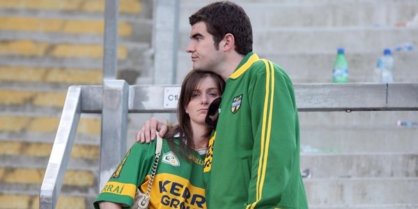 All Ireland Senior Football Championship Final 21/9/2008 Kerry Dejected Kerry fans after the game Mandatory Credit ©INPHO/Donall Farmer