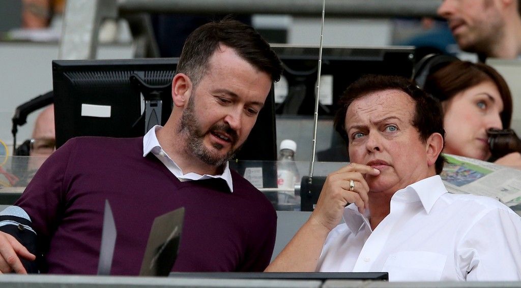 GAA Hurling All Ireland Senior Championship Final Replay 27/9/2014 Kilkenny vs Tipperary RTE's Donal Og Cusack and Marty Morrissey  Mandatory Credit ©INPHO/James Crombie