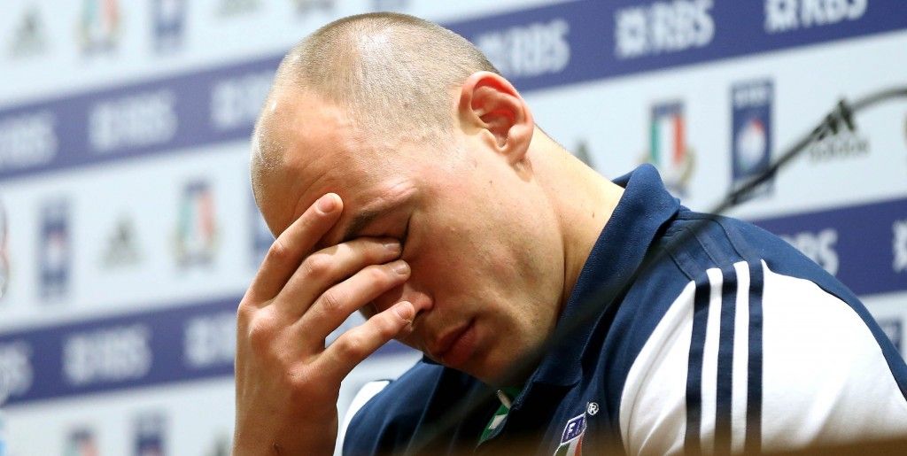 RBS 6 Nations Championship Post Match Press Conference, Stadio Olimpico, Rome 22/2/2014 Italy vs Scotland Italy's Sergio Parisse Mandatory Credit ©INPHO/Cathal Noonan