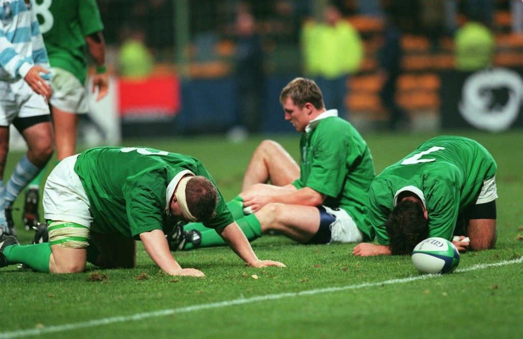 Ireland's players 20/10/1999