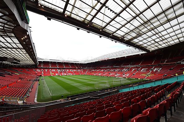 MANCHESTER, ENGLAND - OCTOBER 26: General View prior to the Barclays Premier League match between Manchester United and Chelsea at Old Trafford on October 26, 2014 in Manchester, England. (Photo by Laurence Griffiths/Getty Images)