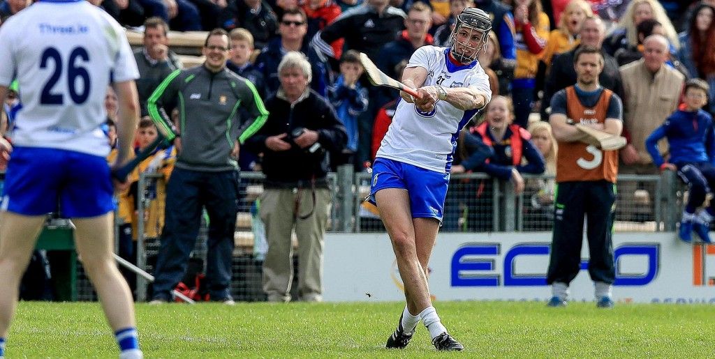 Allianz Hurling League Division 1 Final, Semple Stadium, Thurles, Co. Tipperary 1/5/2016 Clare vs Waterford Waterford's Maurice Shanahan scores the equalising point with the last puck of the game Mandatory Credit ©INPHO/Donall Farmer