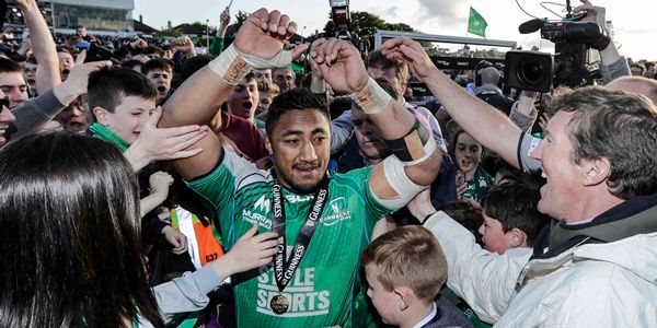 Bundee Aki celebrates at the end of the match 21/5/2016