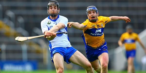 Allianz Hurling League Division 1 Final Replay, Semple Stadium, Thurles, Tipperary 8/5/2016 Clare vs Waterford Waterford’s Jamie Barron with Clare’s Podge Collins Mandatory Credit ©INPHO/Ken Sutton