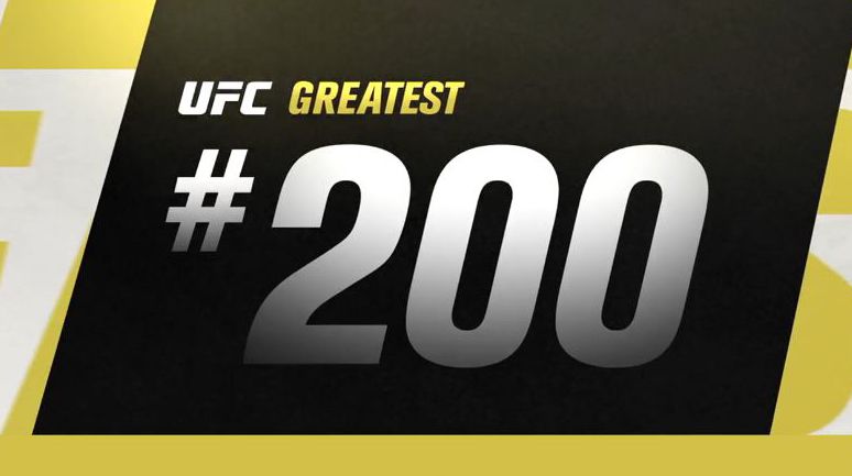 UFC 200 GOAT
