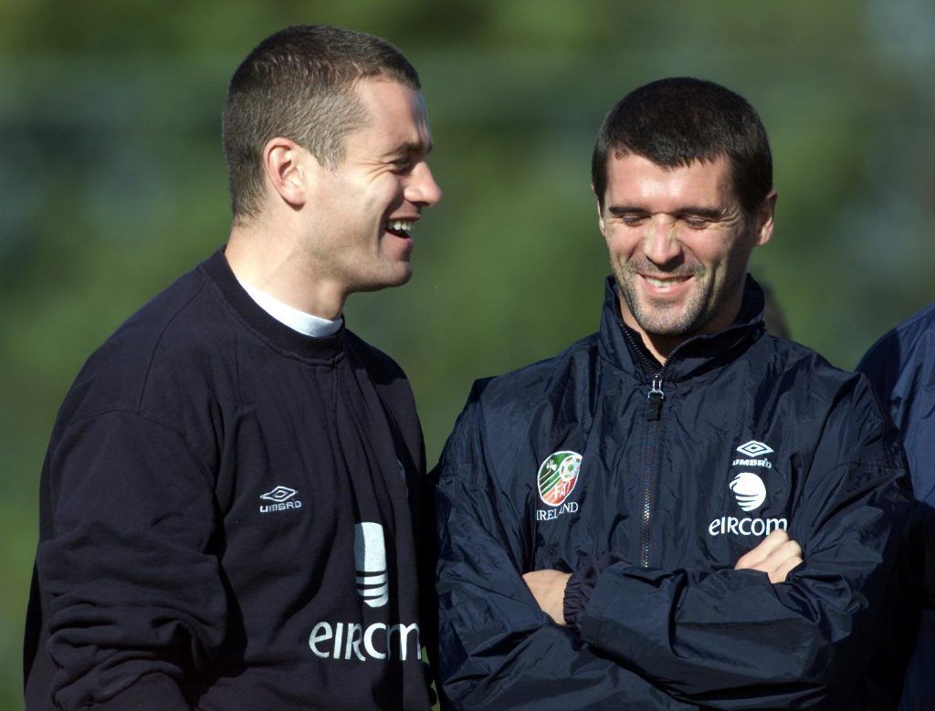 Shay Given and Roy Keane 2/10/2001 DIGITAL