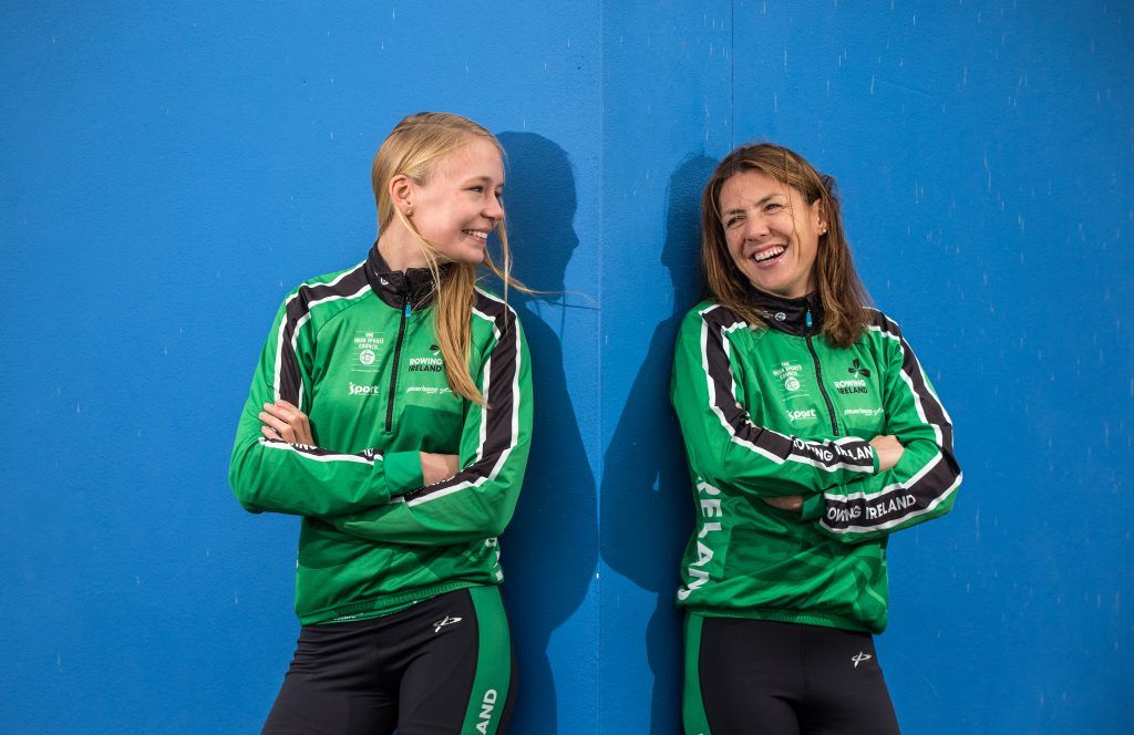 Sport Ireland's Changing the Game - Irish Women in Sport 2000 - 2015 18/12/2015 Sinead Jennings and Claire Lambie Mandatory Credit ©INPHO/Cathal Noonan