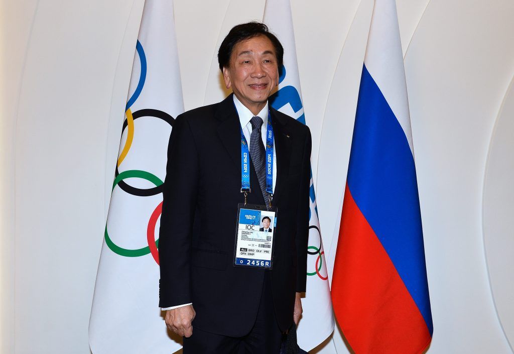 SOCHI, RUSSIA - FEBRUARY 02:  IOC executive board member Ching-kuo Wu poses at an IOC Executive board meeting ahead of the Sochi 2014 Winter Olympics at the Radisson Blu hotel on February 2, 2014 in Sochi, Russia.  (Photo by Pascal Le Segretain/Getty Images)