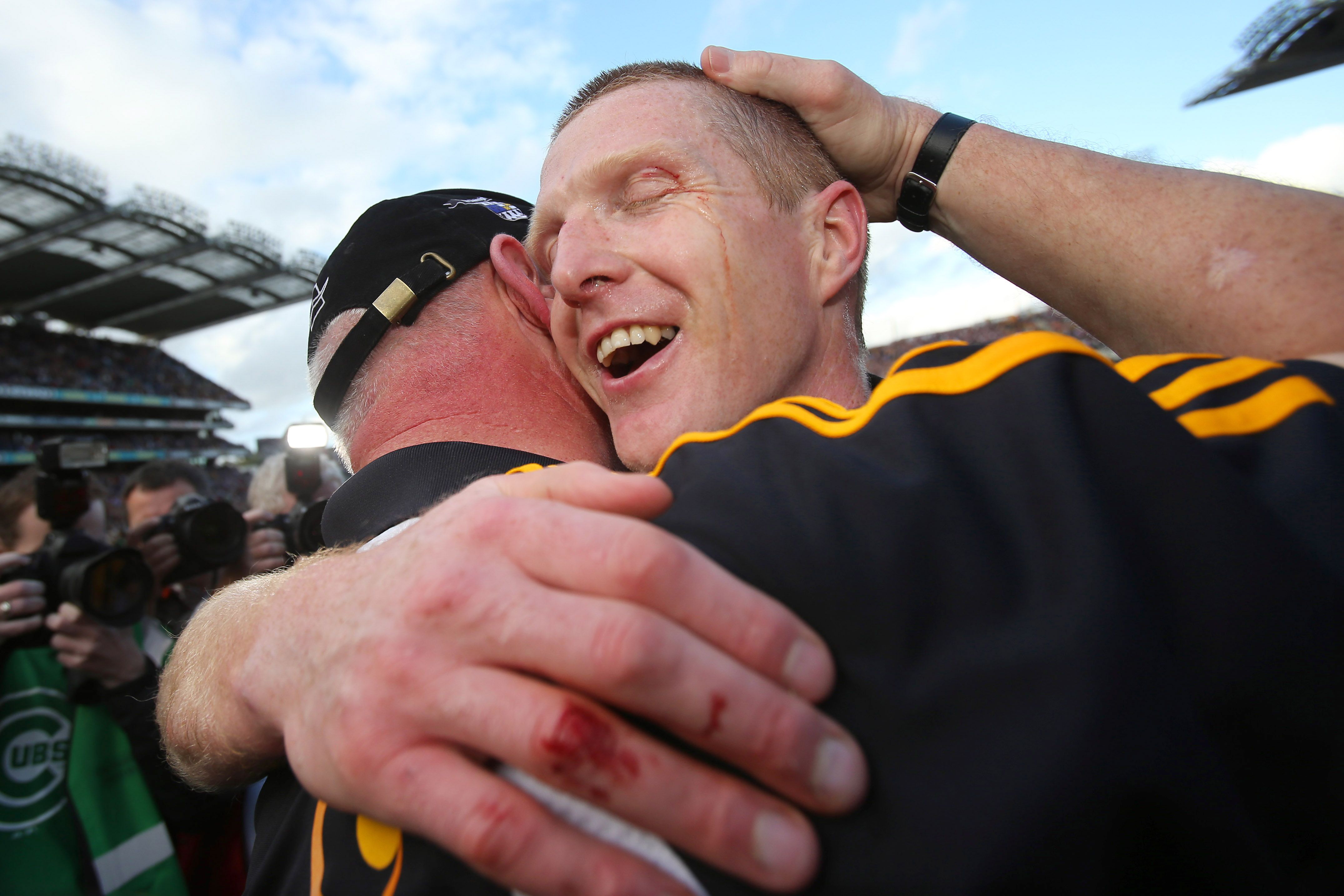 GAA Hurling All Ireland Senior Championship Final Replay 30/9/2012 Galway vs Kilkenny Kilkenny manager Brian Cody celebrates with Henry Shefflin after the game Mandatory Credit ©INPHO/Cathal Noonan