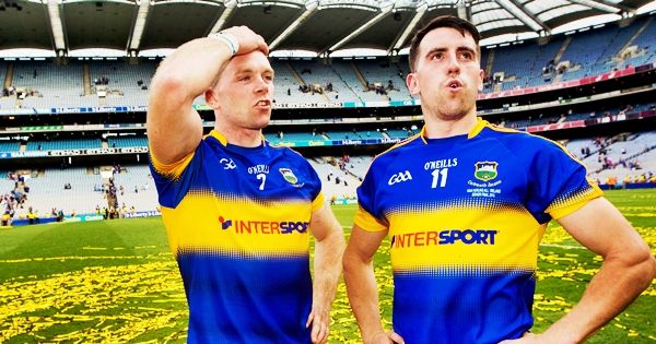 Padraic Maher and Patrick Maher after the game 4/9/2016