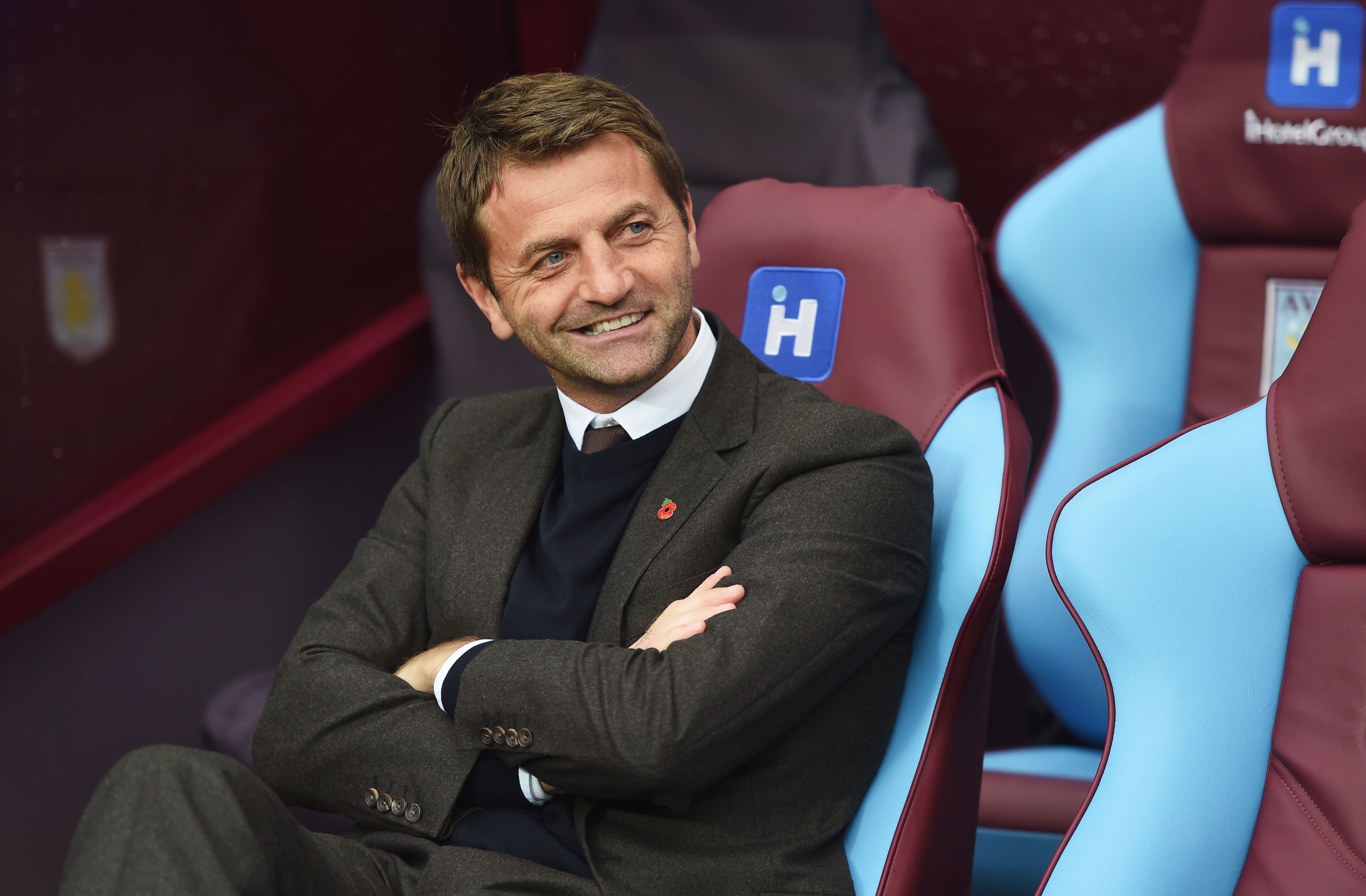 BIRMINGHAM, ENGLAND - OCTOBER 24: Tim Sherwood Manager of Aston Villa looks on prior to the Barclays Premier League match between Aston Villa and Swansea City at Villa Park on October 24, 2015 in Birmingham, England. (Photo by Michael Regan/Getty Images)