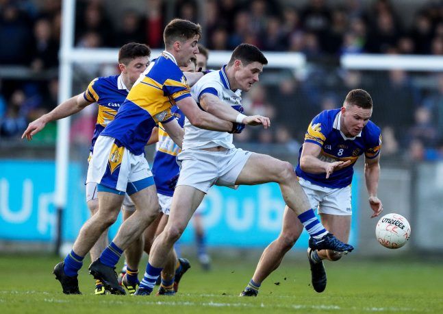 Diarmuid Connolly is tackled by Ciaran Kilkenny 5/11/2016