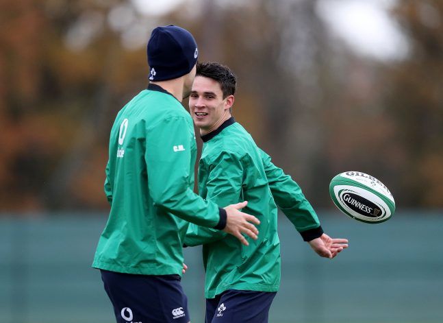 Conor Murray with Joey Carbery 22/11/2016