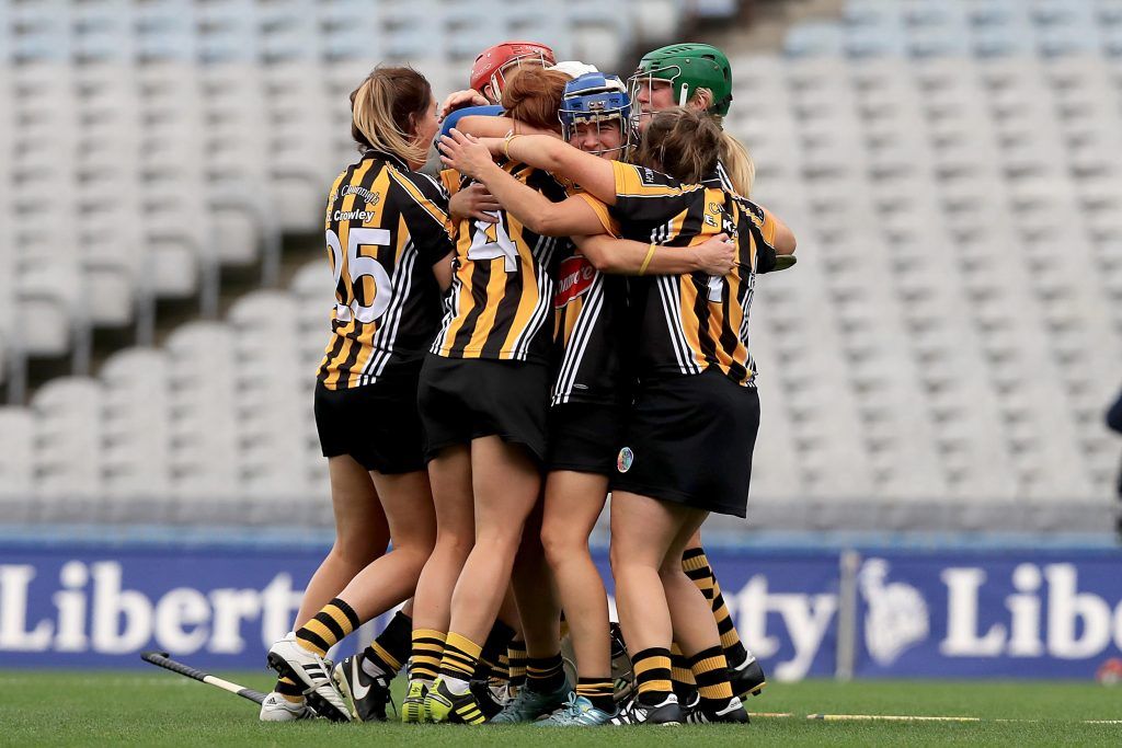 Kilkenny players celebrate at the final whistle 11/9/2016
