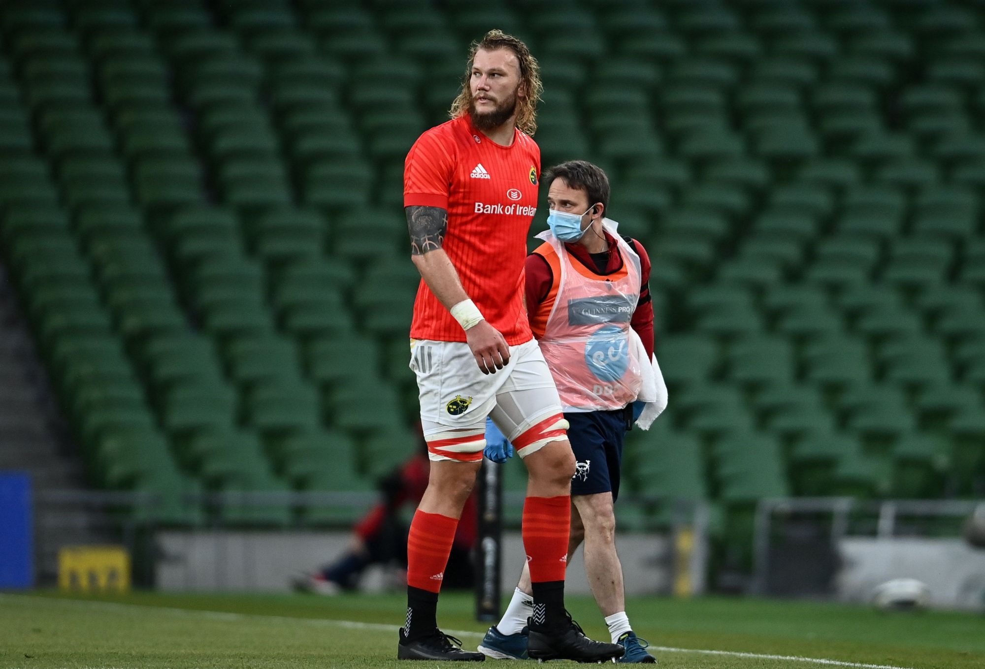 Seven minutes into rugby's return, Munster hit with injury ...