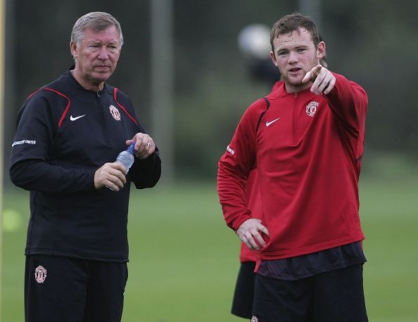 Wayne Rooney Alex Ferguson